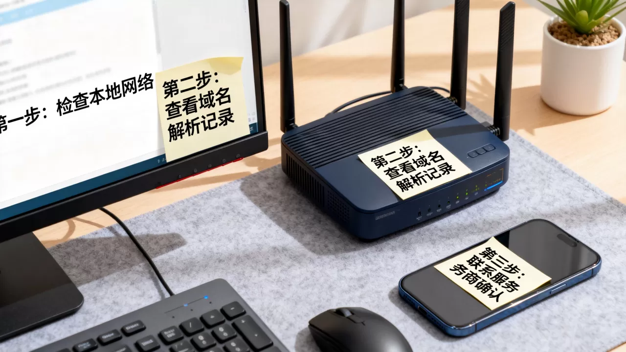 简米云域名解析错误怎么办？网站打不开如何排查解决？
