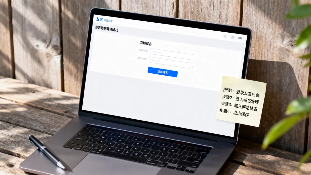 友言怎么添加网站域名?详细步骤是什么?,怎么操作 友言怎么添加网站域名?详细步骤是什么?,怎么操作