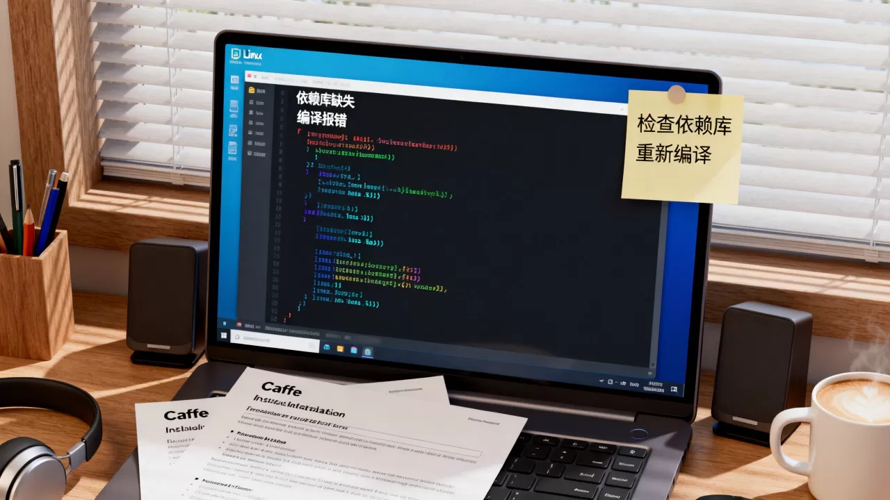 Linux虚拟机里Caffe安装失败怎么办，依赖库缺失编译报错如何解决？