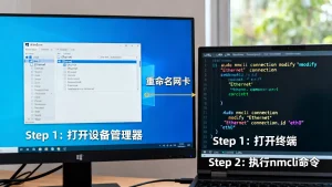 虚拟机网卡名称怎么修改？Win/Linux网卡改名步骤是什么？