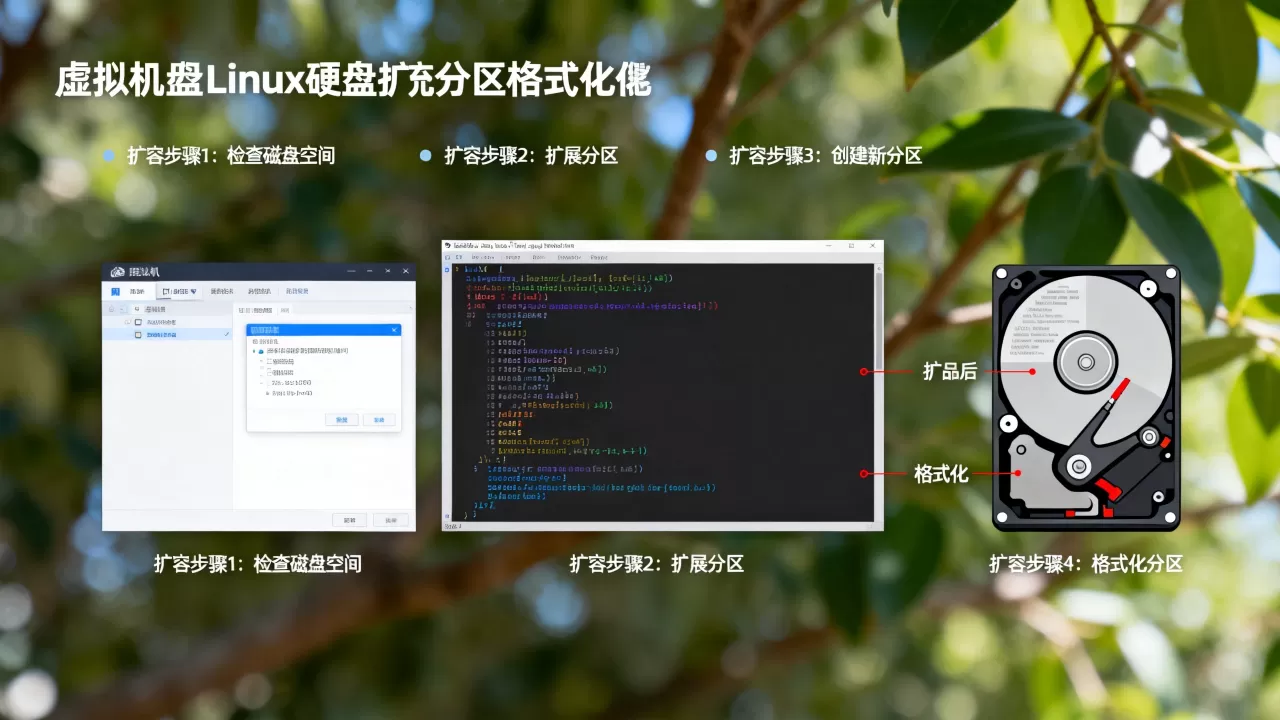 虚拟机Linux硬盘扩容后如何分区格式化?,Linux磁盘扩容分区格式化步骤 虚拟机Linux硬盘扩容后如何分区格式化?,Linux磁盘扩容分区格式化步骤