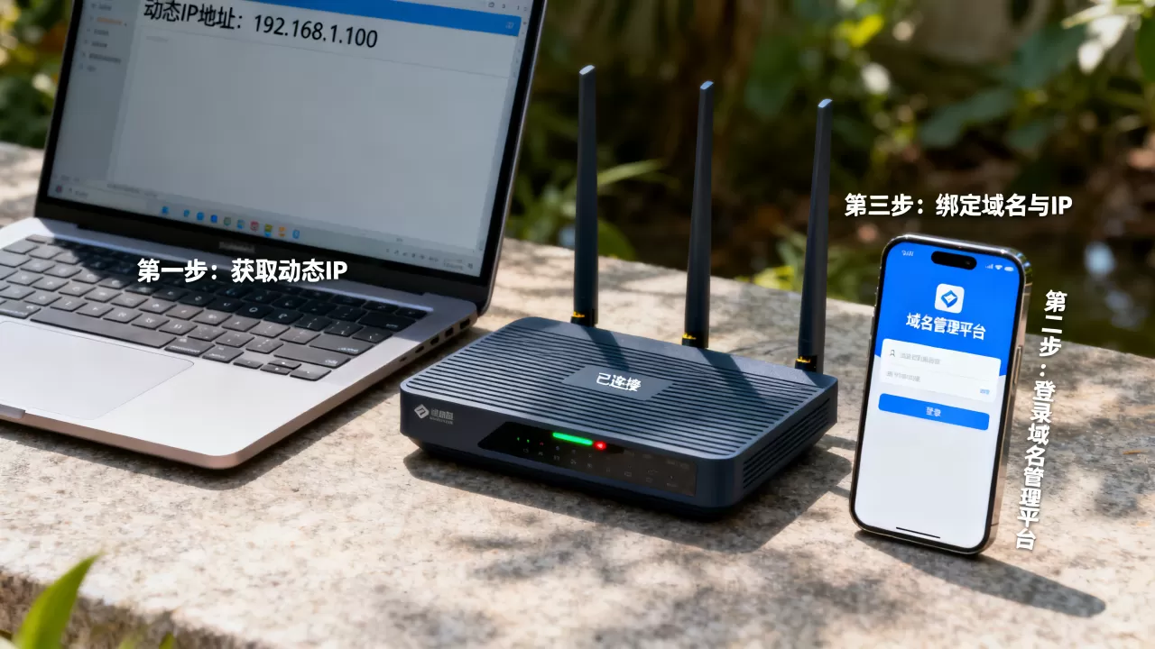 动态IP如何绑定域名？动态IP注册域名绑定方法步骤详解