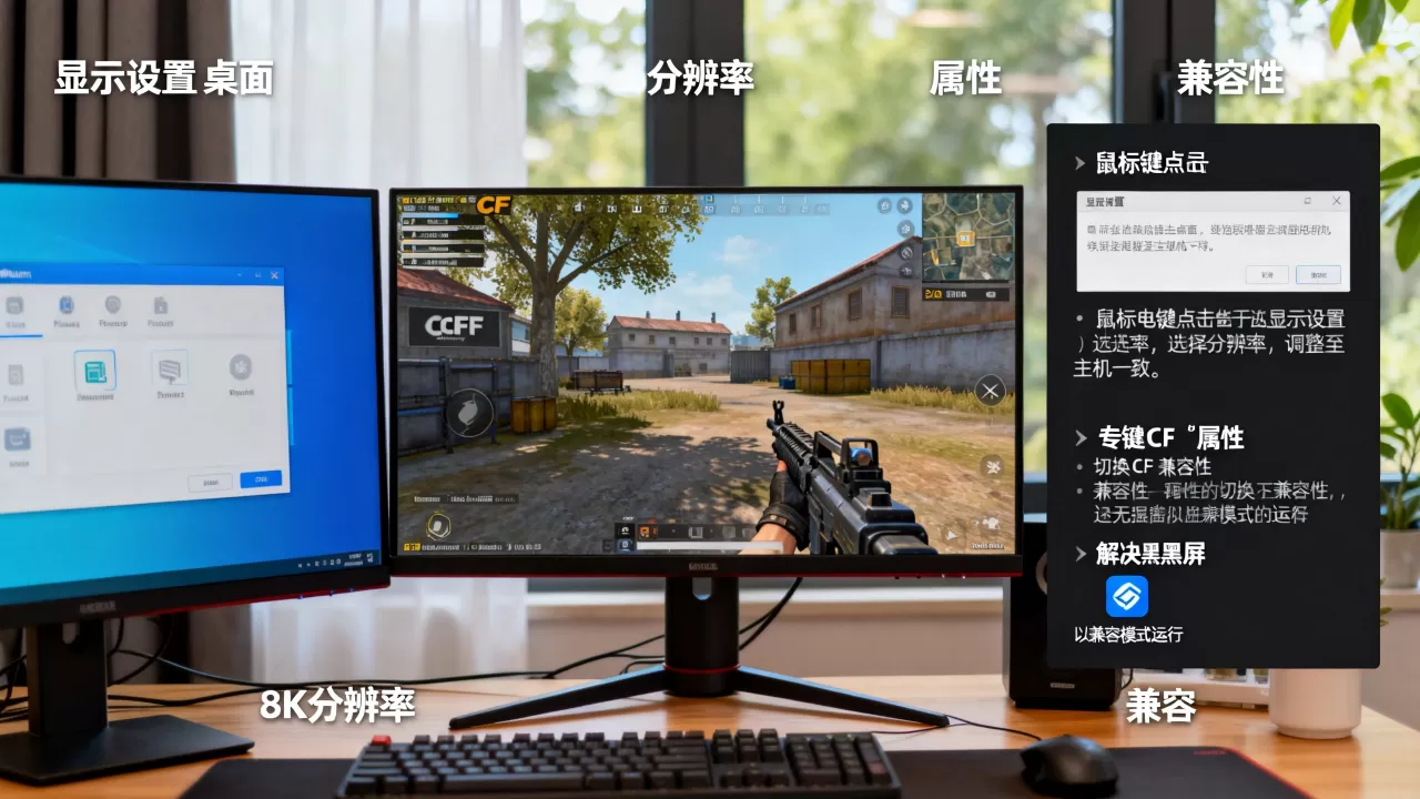 cf虚拟机怎么设置全屏？虚拟机内cf全屏黑屏怎么办