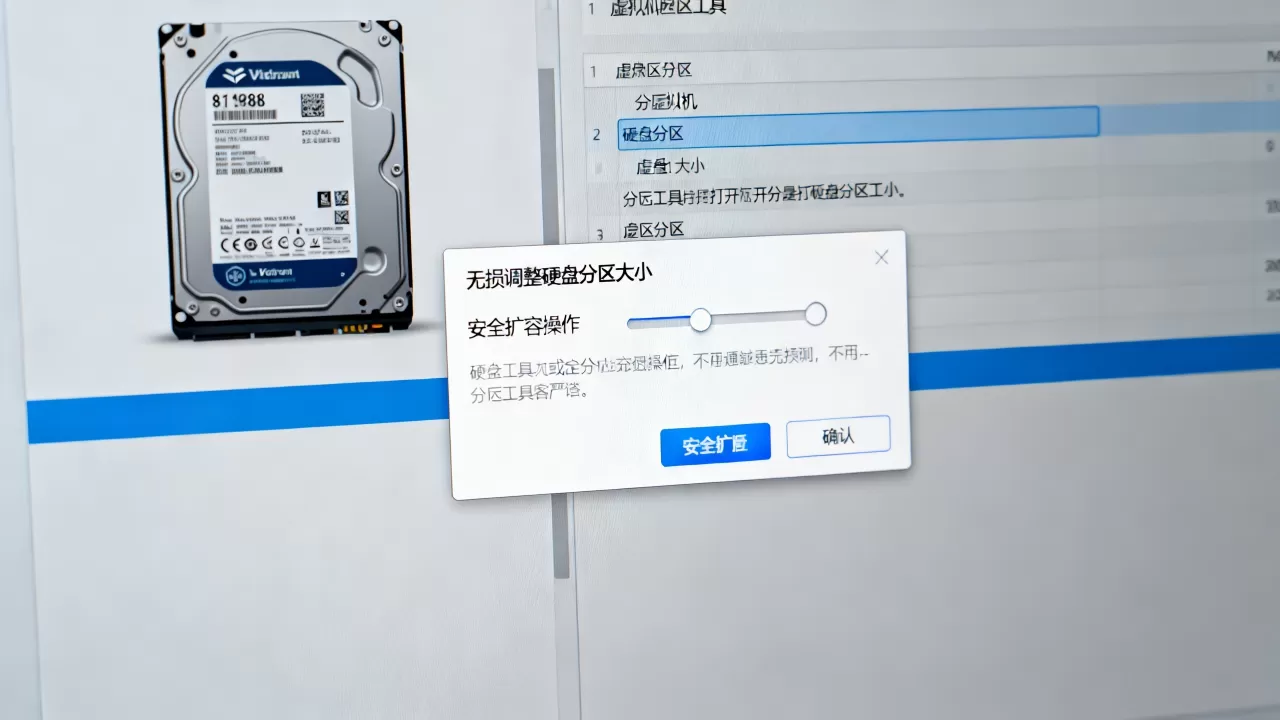 如何在虚拟机里用分区工具无损调整硬盘分区大小?,虚拟机磁盘扩容怎么操作才安全? 如何在虚拟机里用分区工具无损调整硬盘分区大小?,虚拟机磁盘扩容怎么操作才安全?