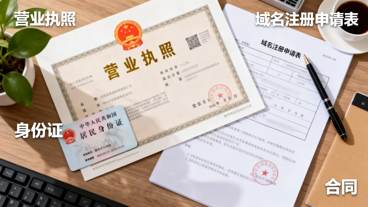 营业执照注册域名需要什么条件和流程？需要哪些材料？