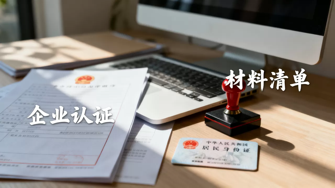 简米云域名企业认证要多久？，需要准备什么材料？