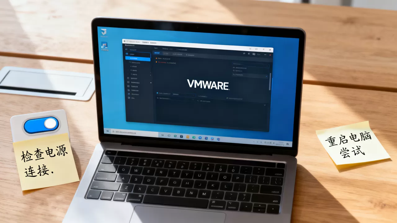 vm虚拟机开关按了没反应怎么办？VMware打不开怎么办