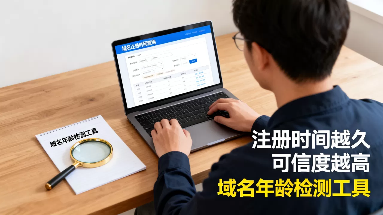 怎么看域名注册时间？域名注册时间查询如何判断网站可信度？