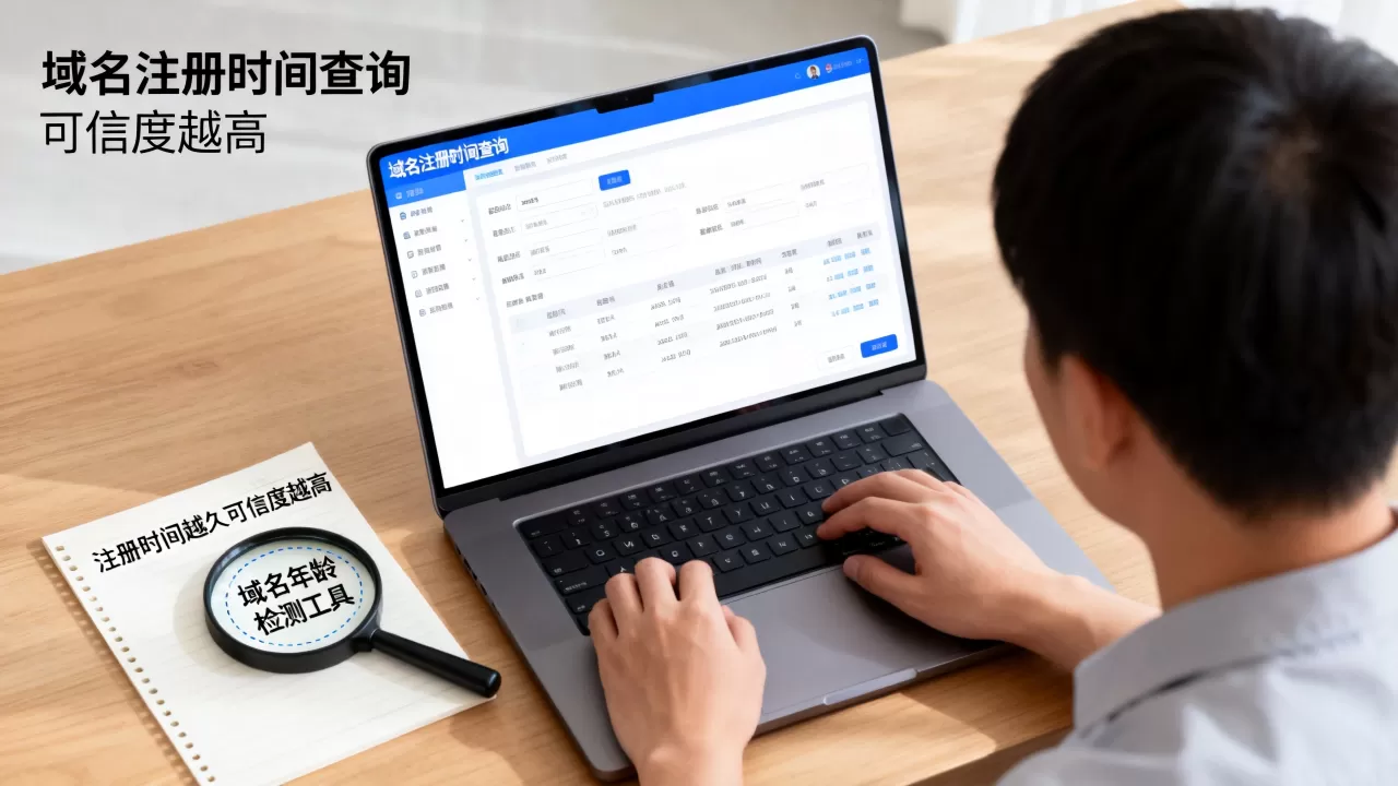 怎么看域名注册时间？域名注册时间查询如何判断网站可信度？