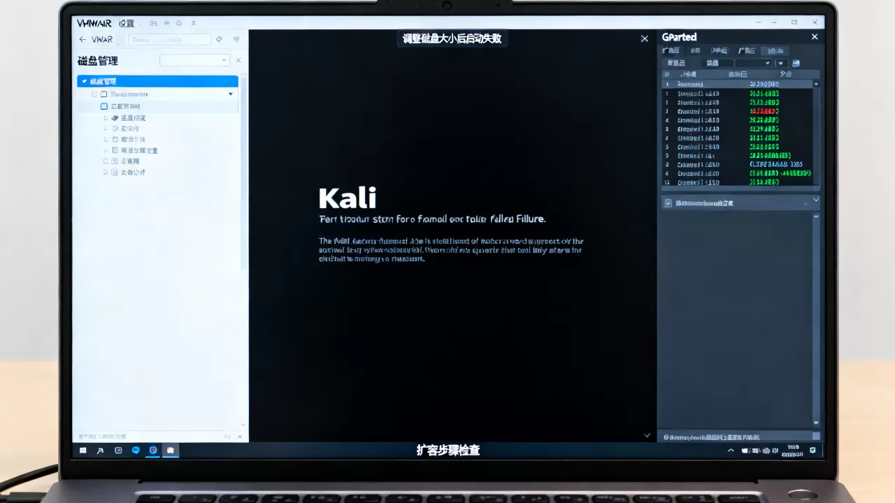 Kali虚拟机大小调整后无法启动怎么办,扩容后无法启动怎么办 Kali虚拟机大小调整后无法启动怎么办,扩容后无法启动怎么办