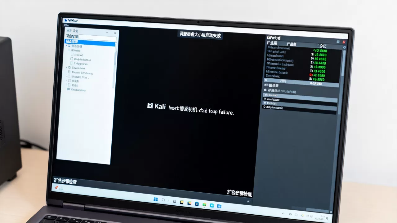 Kali虚拟机大小调整后无法启动怎么办,扩容后无法启动怎么办 Kali虚拟机大小调整后无法启动怎么办,扩容后无法启动怎么办
