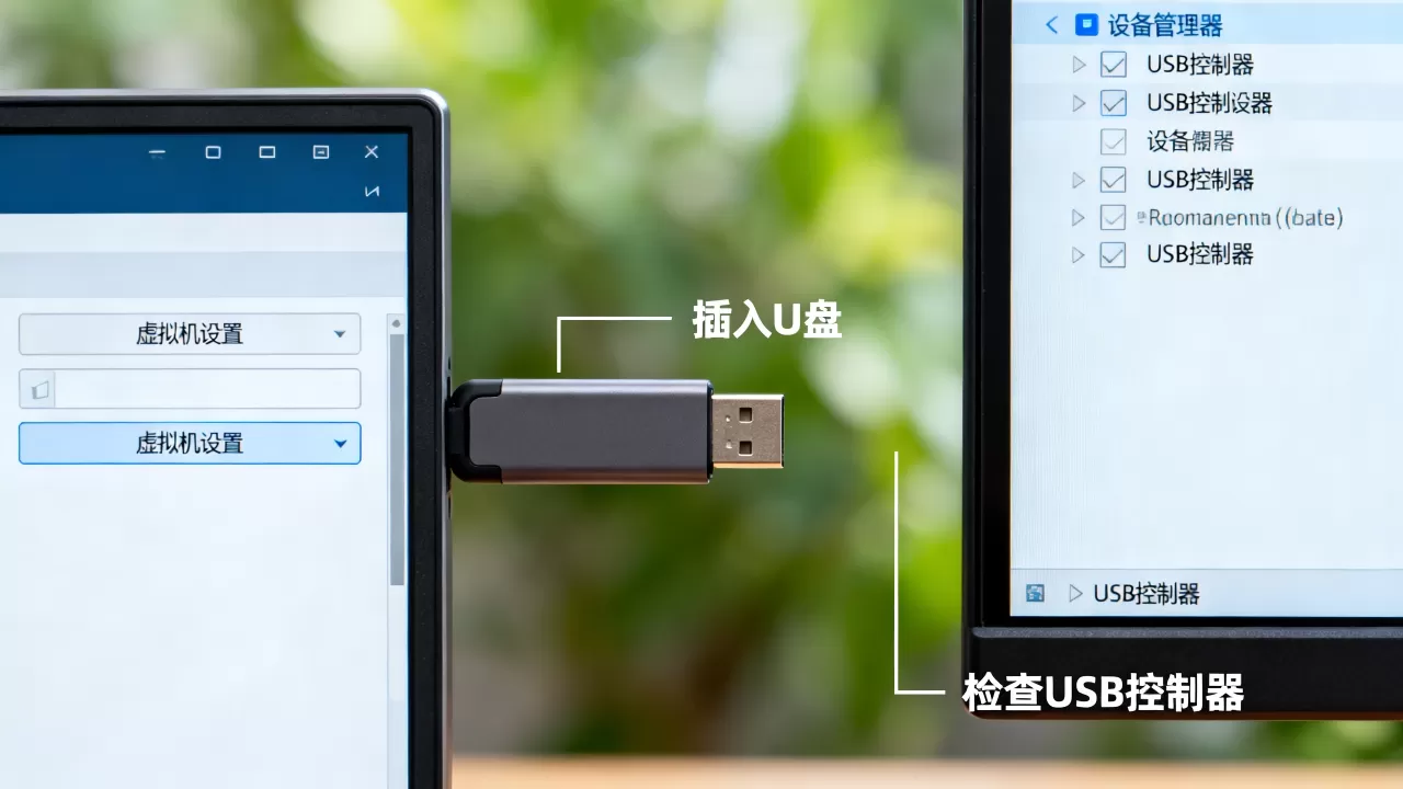 虚拟机如何使用USB设备?详细步骤,虚拟机识别U盘失败怎么办 虚拟机如何使用USB设备?详细步骤,虚拟机识别U盘失败怎么办