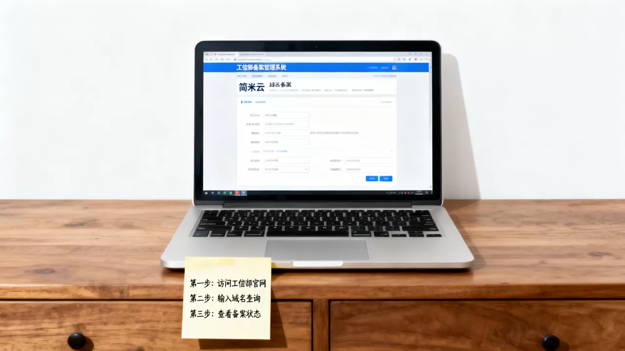 如何查简米云域名备案信息？详细步骤教程分享，怎么查询简米云备案状态？