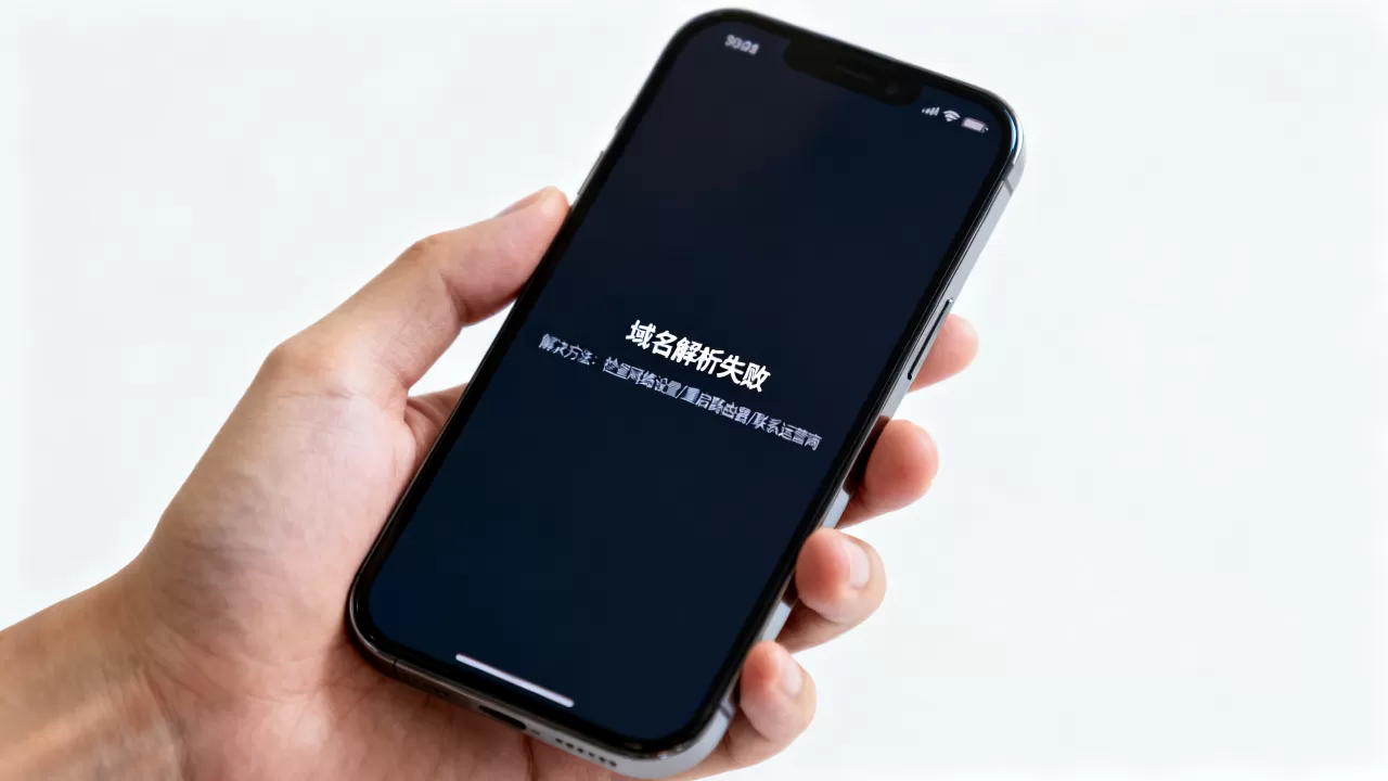 手机域名解析失败怎么办？手机网站打不开域名解析错误解决方法