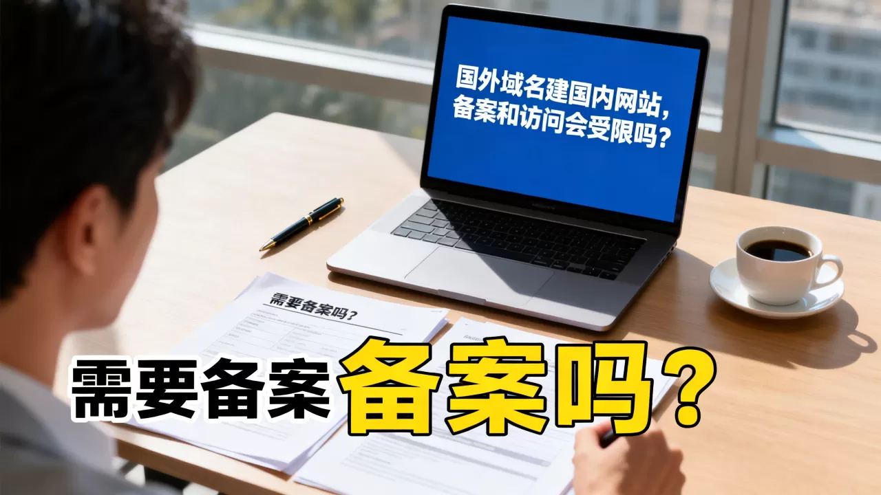 国外域名建国内网站,备案和访问会受限吗,需要备案吗? 国外域名建国内网站,备案和访问会受限吗,需要备案吗?