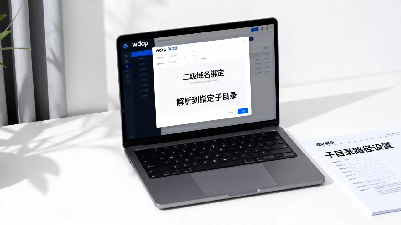 wdcp二级域名怎么绑定解析到指定子目录?二级域名如何绑定子目录 wdcp二级域名怎么绑定解析到指定子目录?二级域名如何绑定子目录