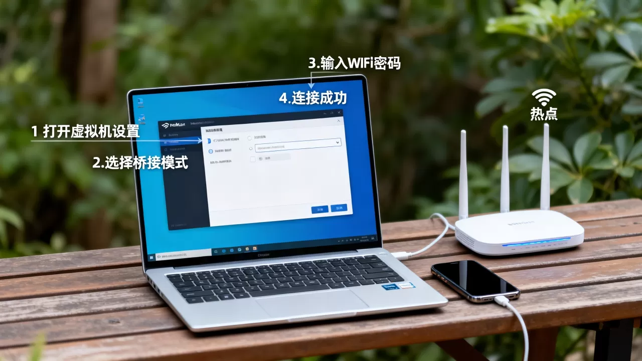 虚拟机怎么链接WiFi?详细步骤和注意事项有哪些?,虚拟机连不上无线网怎么办 虚拟机怎么链接WiFi?详细步骤和注意事项有哪些?,虚拟机连不上无线网怎么办