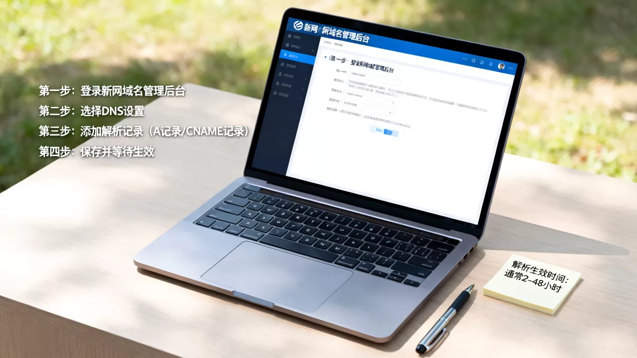 新网注册域名解析步骤是怎样的?新手如何操作?,解析多久生效? 新网注册域名解析步骤是怎样的?新手如何操作?,解析多久生效?