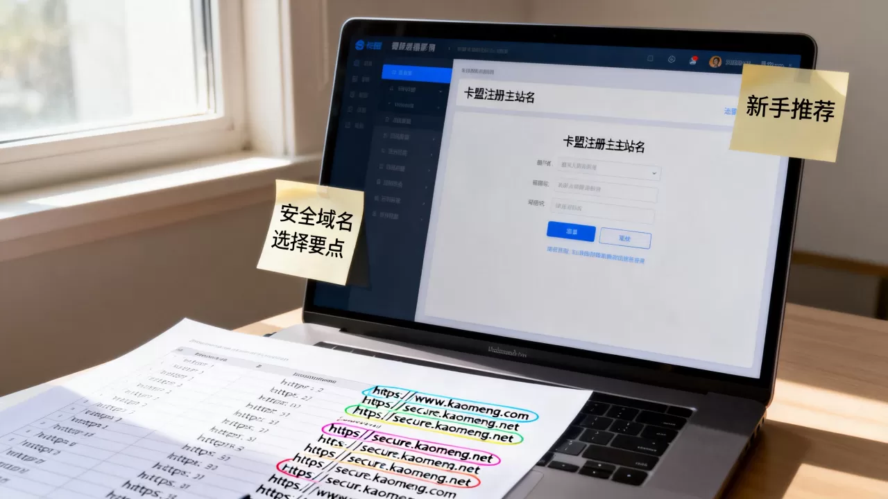 卡盟注册主站域名哪个好，新手怎么选卡盟注册主站域名才安全靠谱？