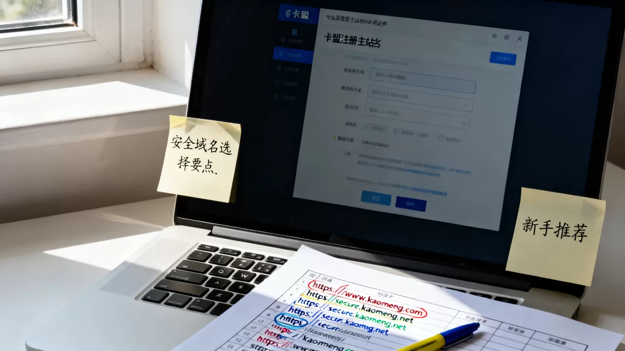 卡盟注册主站域名哪个好，新手怎么选卡盟注册主站域名才安全靠谱？