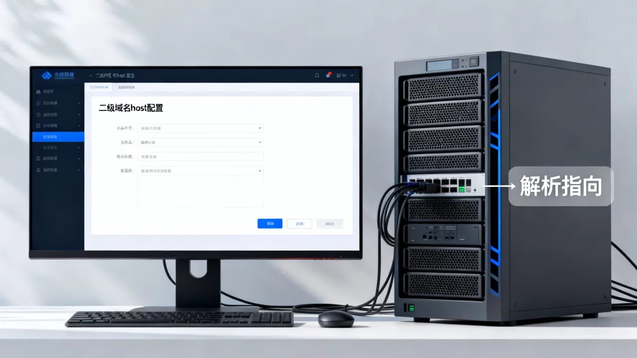 二级域名host怎么配置?解析指向及注意事项有哪些?,如何正确设置二级域名解析? 二级域名host怎么配置?解析指向及注意事项有哪些?,如何正确设置二级域名解析?