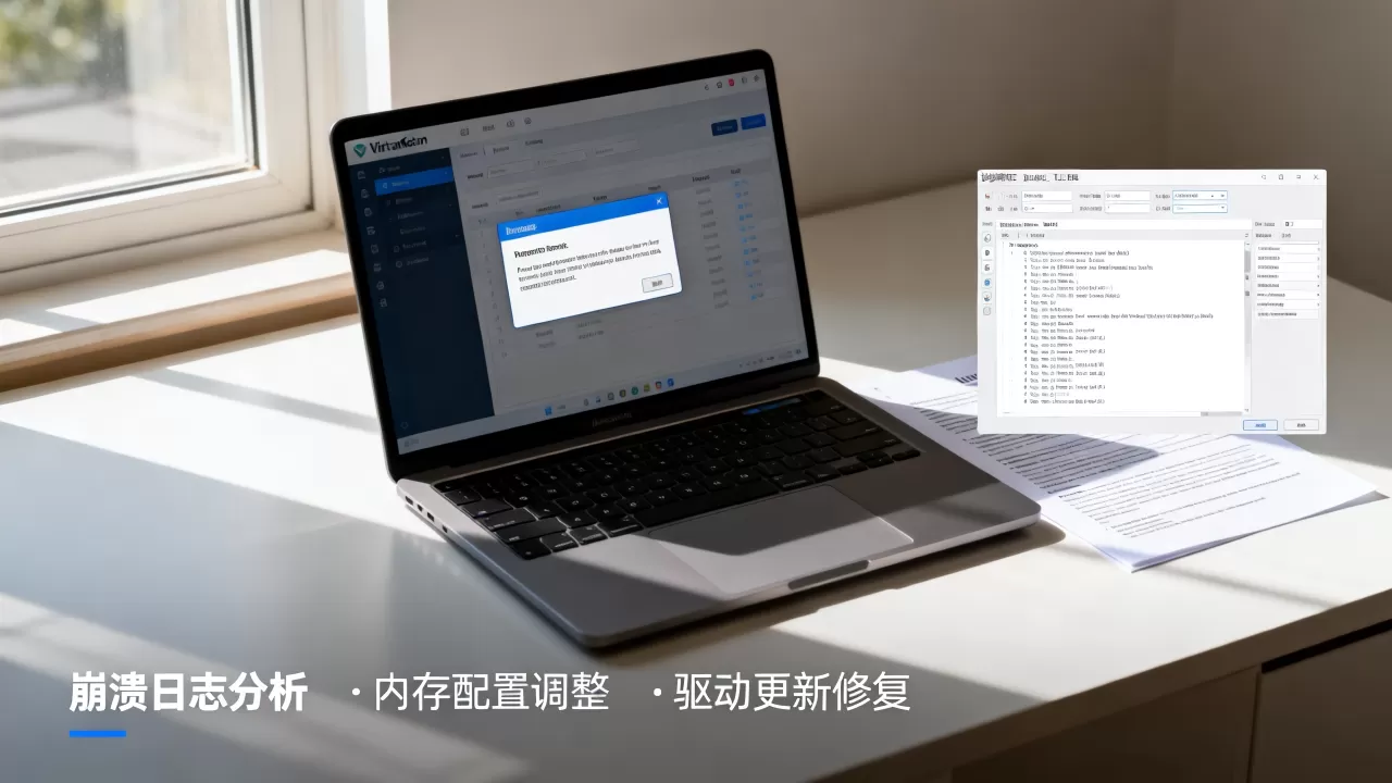 虚拟机频繁崩溃怎么办？崩溃原因排查与修复方法