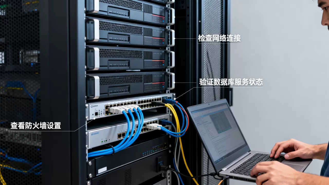 服务器联不上数据库是什么原因导致的？，数据库连接失败常见故障排查方法