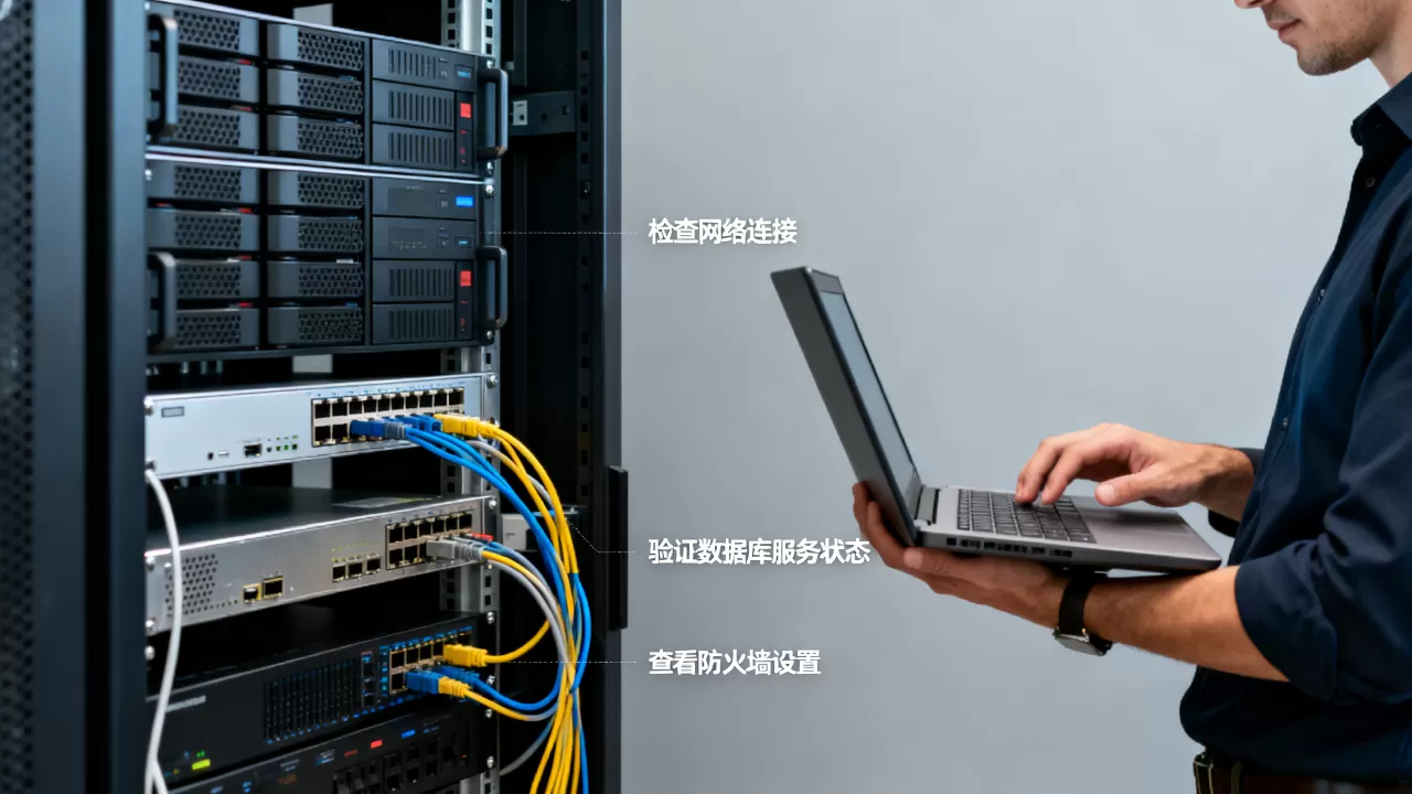 服务器联不上数据库是什么原因导致的？，数据库连接失败常见故障排查方法