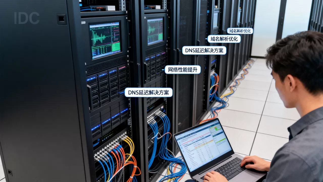 IDC行业如何通过域名解析优化网络性能与稳定性?域名解析延迟高怎么解决,DNS优化技巧 IDC行业如何通过域名解析优化网络性能与稳定性?域名解析延迟高怎么解决,DNS优化技巧