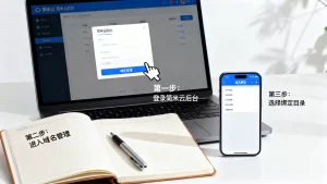 简米云域名绑定目录教程，新手如何正确操作绑定？域名怎么绑定