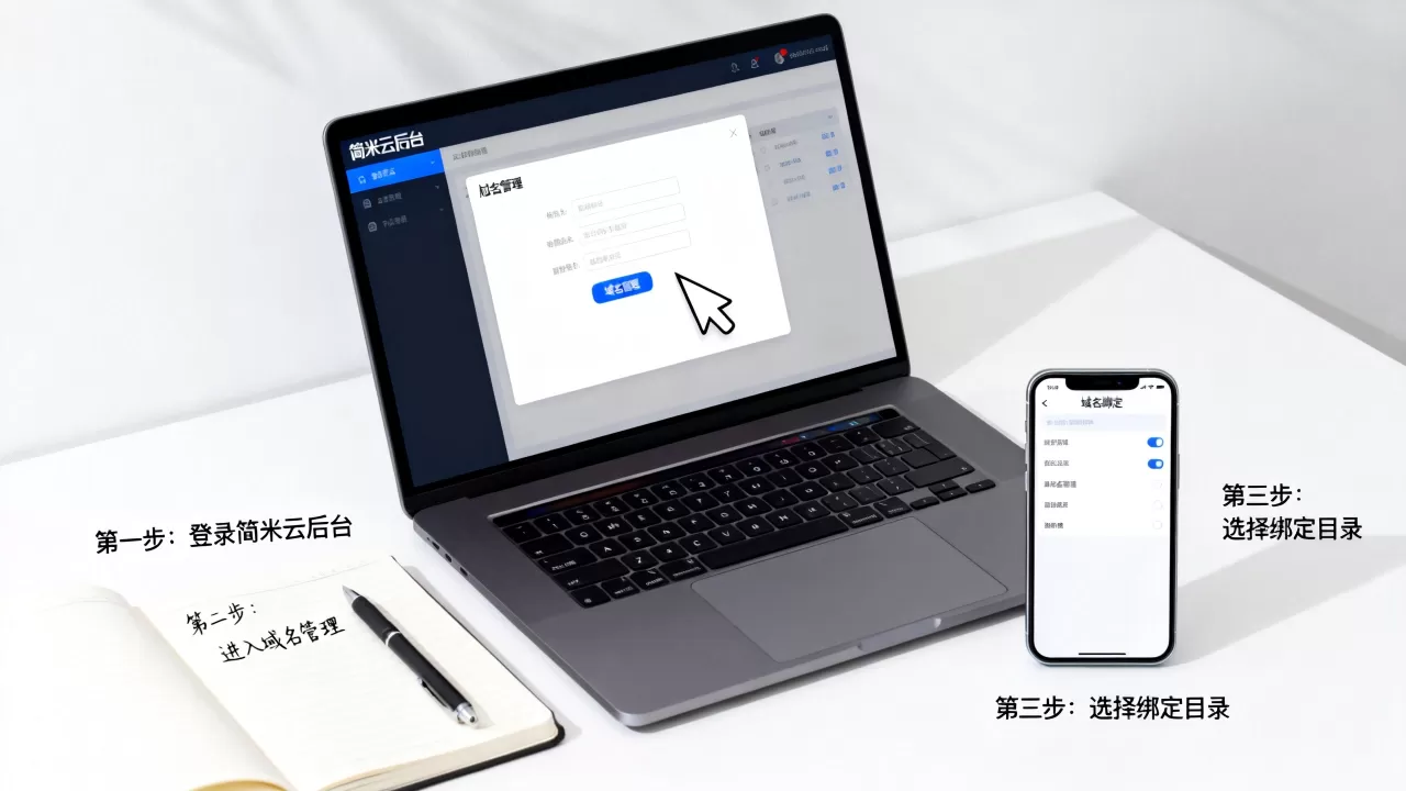 简米云域名绑定目录教程,新手如何正确操作绑定?域名怎么绑定 简米云域名绑定目录教程,新手如何正确操作绑定?域名怎么绑定
