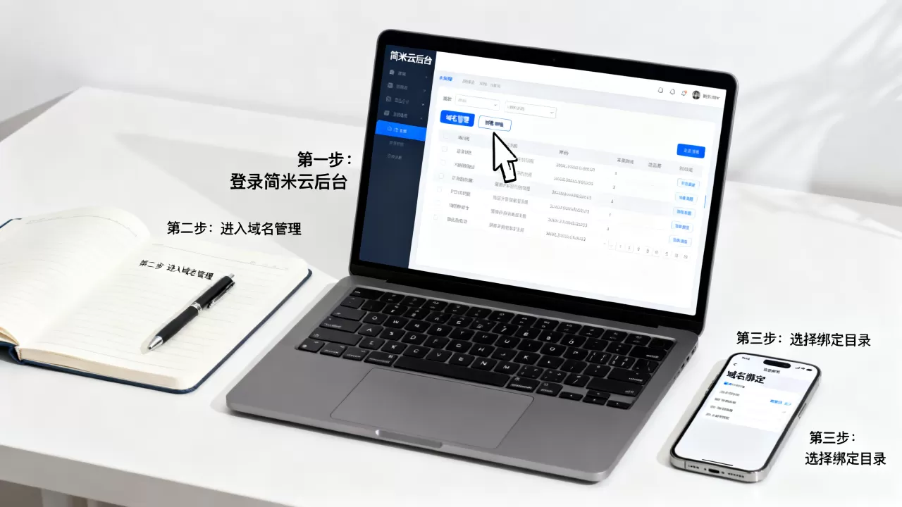 简米云域名绑定目录教程,新手如何正确操作绑定?域名怎么绑定 简米云域名绑定目录教程,新手如何正确操作绑定?域名怎么绑定