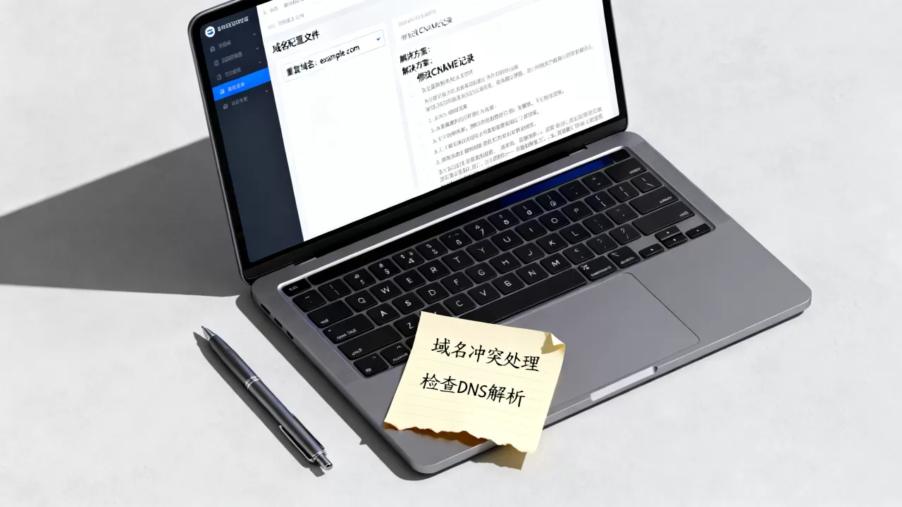 配置中存在重复的域名怎么办?如何解决重复域名冲突? 配置中存在重复的域名怎么办?如何解决重复域名冲突?