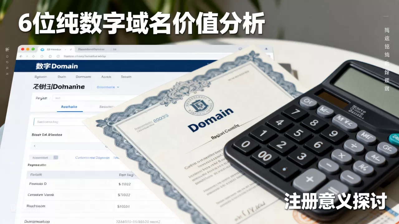 6位纯数字域名值多少钱?注册还有意义吗?,纯数字域名值不值 6位纯数字域名值多少钱?注册还有意义吗?,纯数字域名值不值