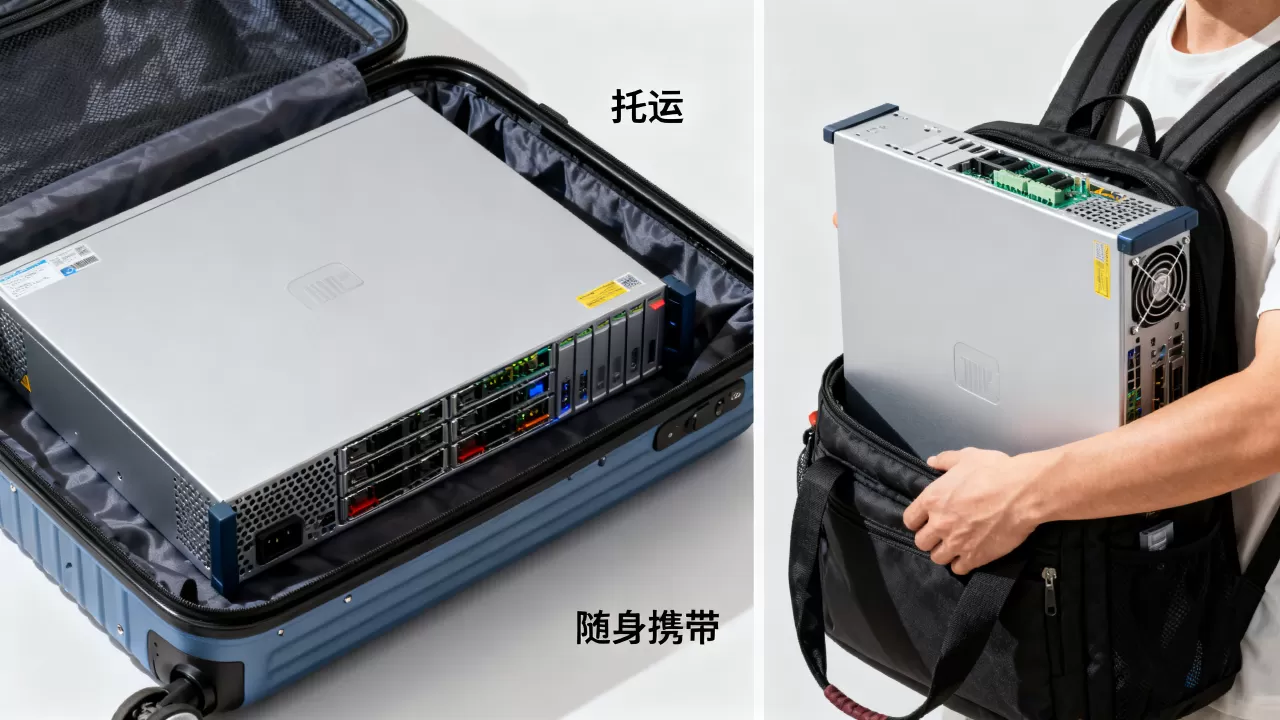 服务器能带上飞机吗？服务器托运还是随身携带上飞机？
