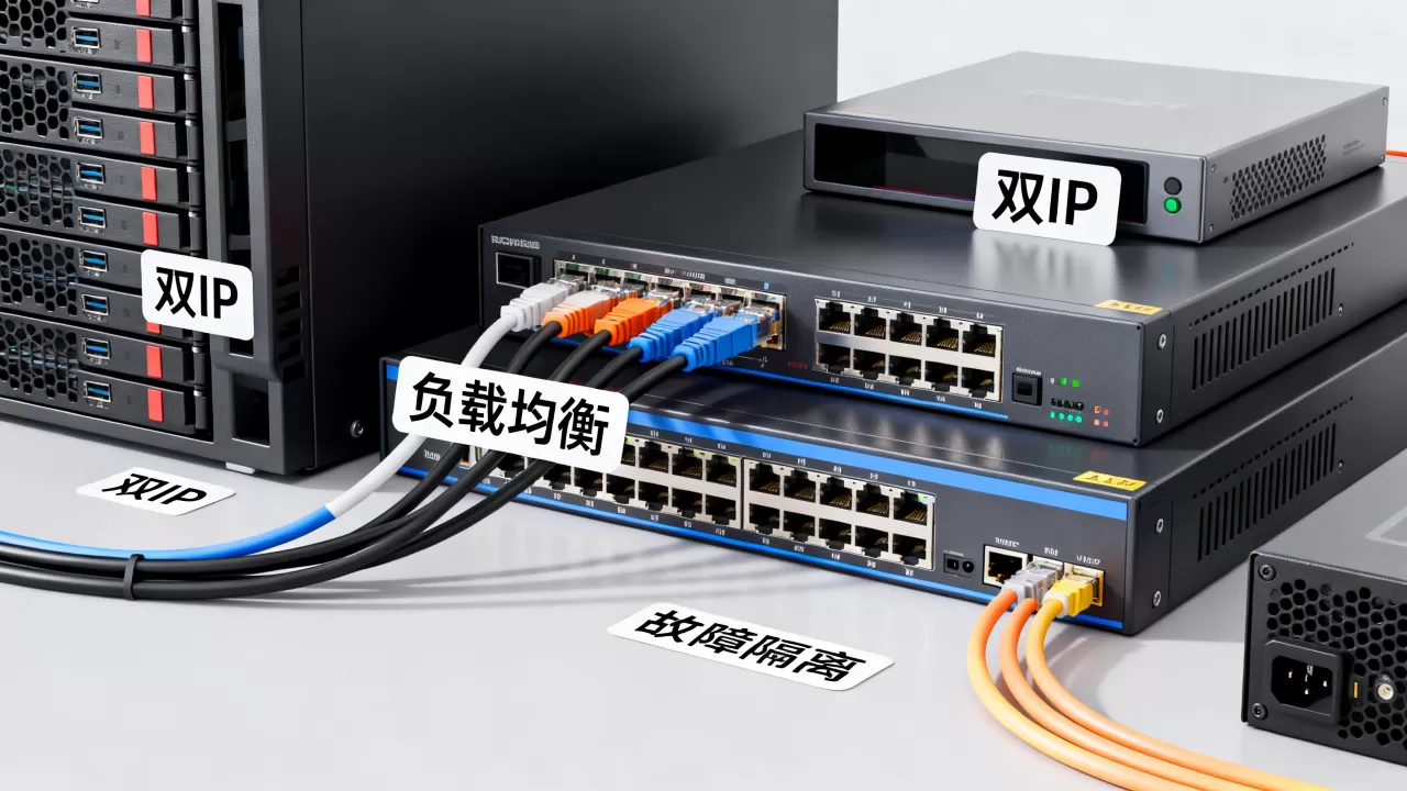 双IP域名如何设置才能实现负载均衡与故障隔离?双IP域名怎么配置负载均衡与故障隔离 双IP域名如何设置才能实现负载均衡与故障隔离?双IP域名怎么配置负载均衡与故障隔离