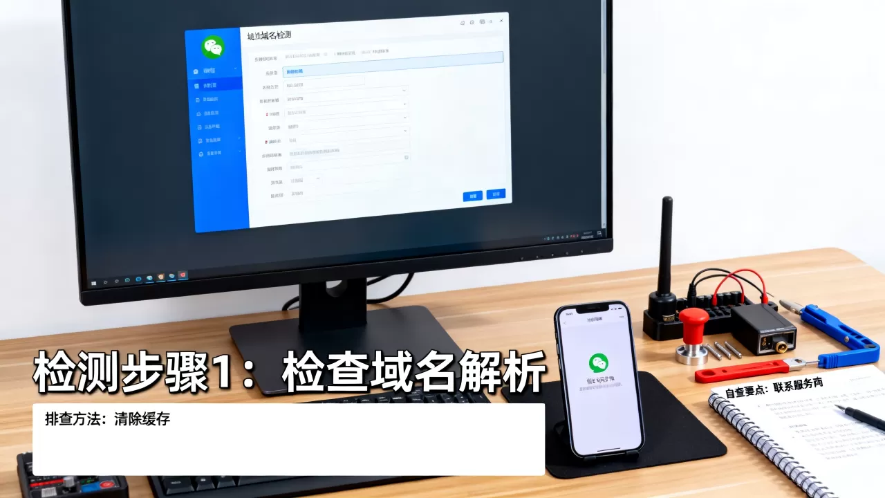 微信域名被屏蔽怎么检测?快速排查方法有哪些?微信域名被封如何自查? 微信域名被屏蔽怎么检测?快速排查方法有哪些?微信域名被封如何自查?