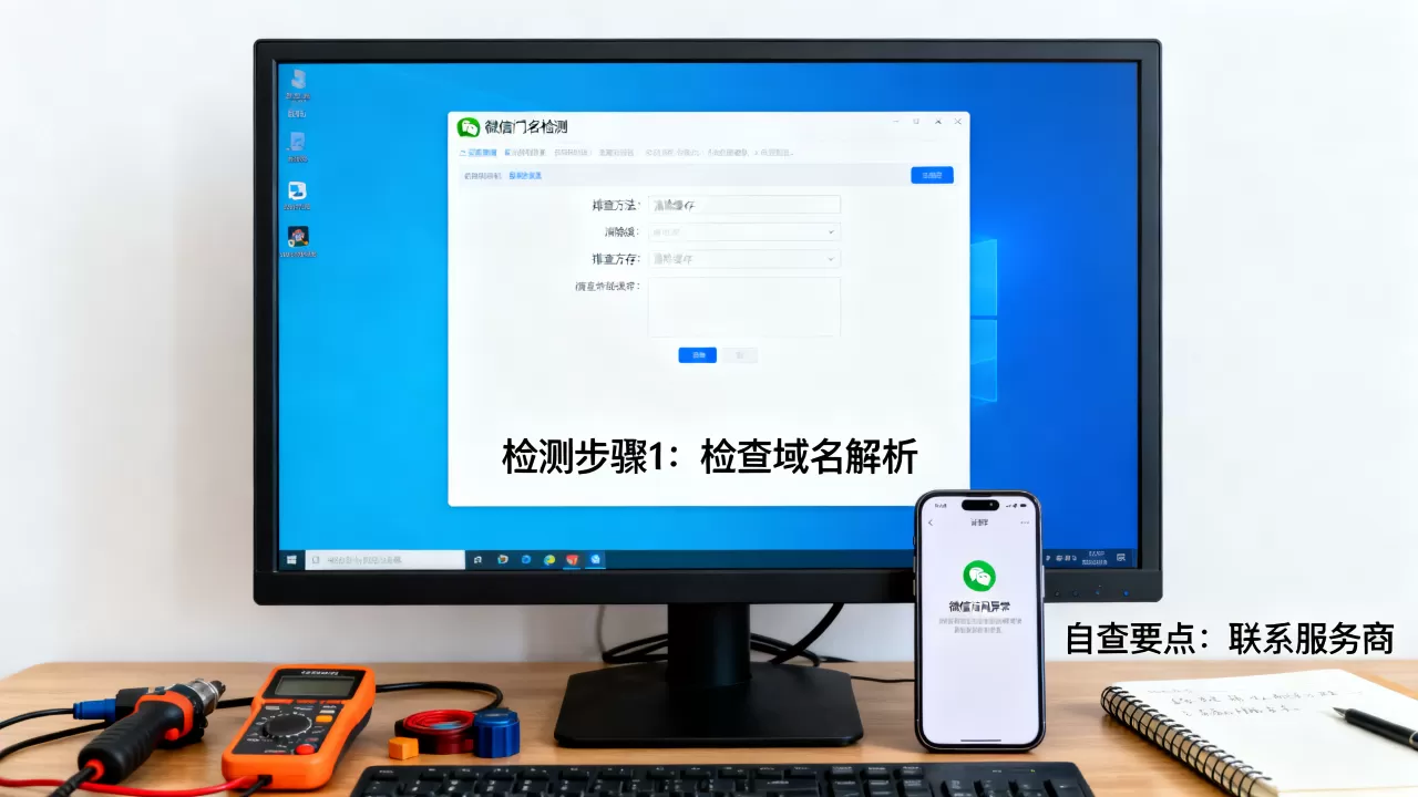 微信域名被屏蔽怎么检测?快速排查方法有哪些?微信域名被封如何自查? 微信域名被屏蔽怎么检测?快速排查方法有哪些?微信域名被封如何自查?