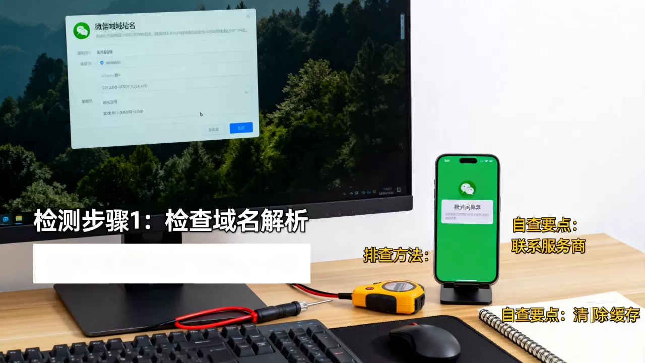 微信域名被屏蔽怎么检测?快速排查方法有哪些?微信域名被封如何自查? 微信域名被屏蔽怎么检测?快速排查方法有哪些?微信域名被封如何自查?