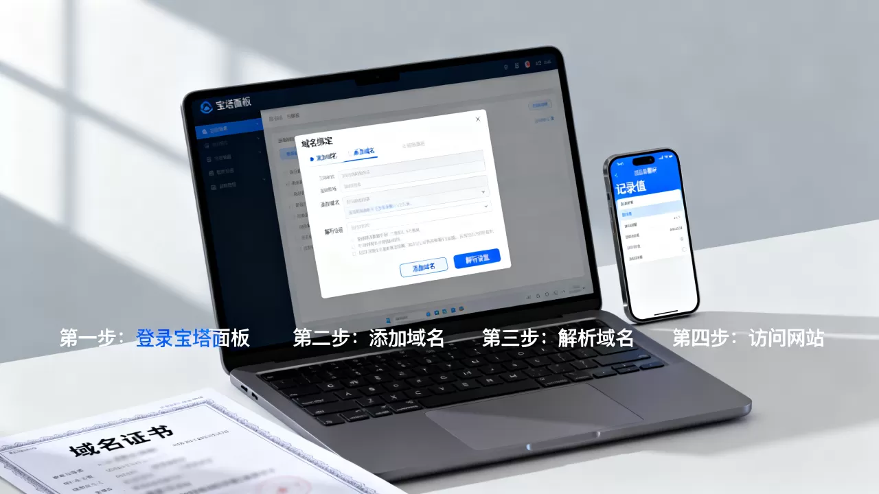 宝塔面板如何绑定域名并访问网站?新手域名绑定教程 宝塔面板如何绑定域名并访问网站?新手域名绑定教程