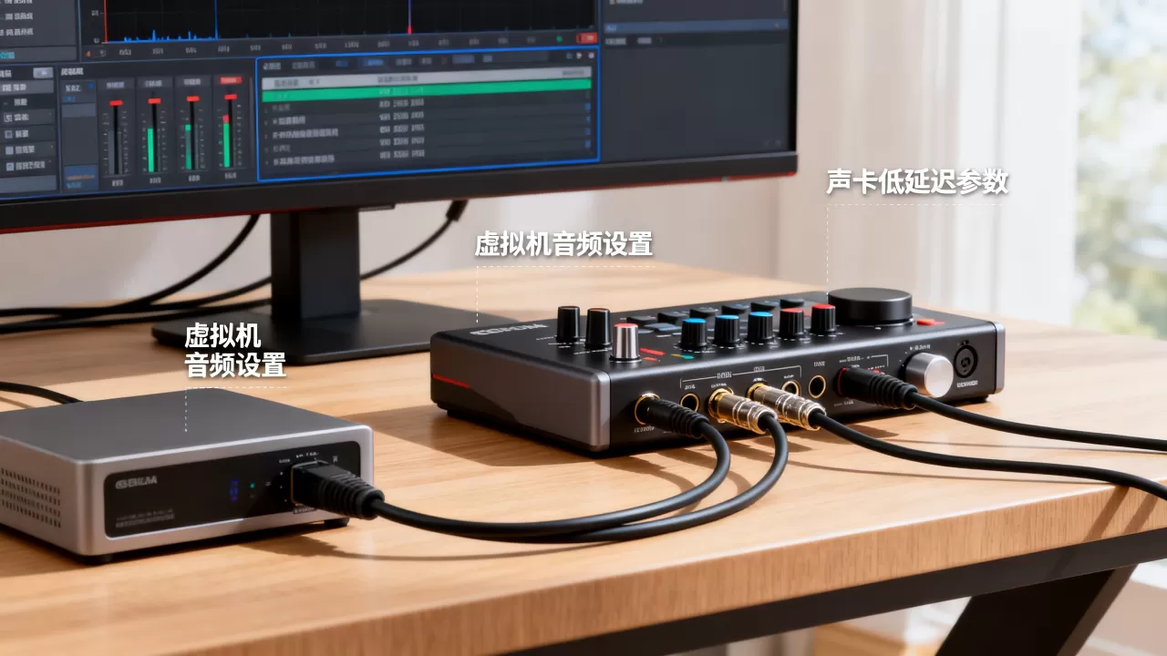 虚拟机如何搭配声卡实现低延迟音频处理?,声卡低延迟怎么设置 虚拟机如何搭配声卡实现低延迟音频处理?,声卡低延迟怎么设置