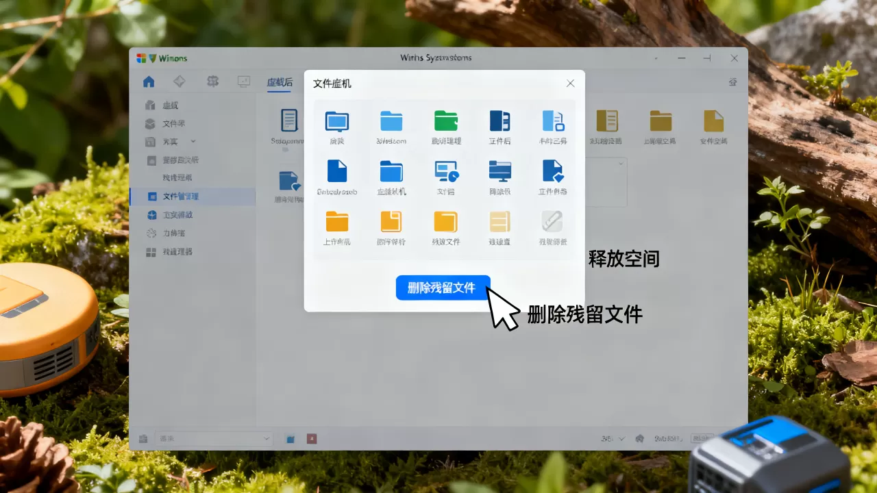 虚拟机卸载win系统后如何彻底释放空间?,如何删除残留文件? 虚拟机卸载win系统后如何彻底释放空间?,如何删除残留文件?