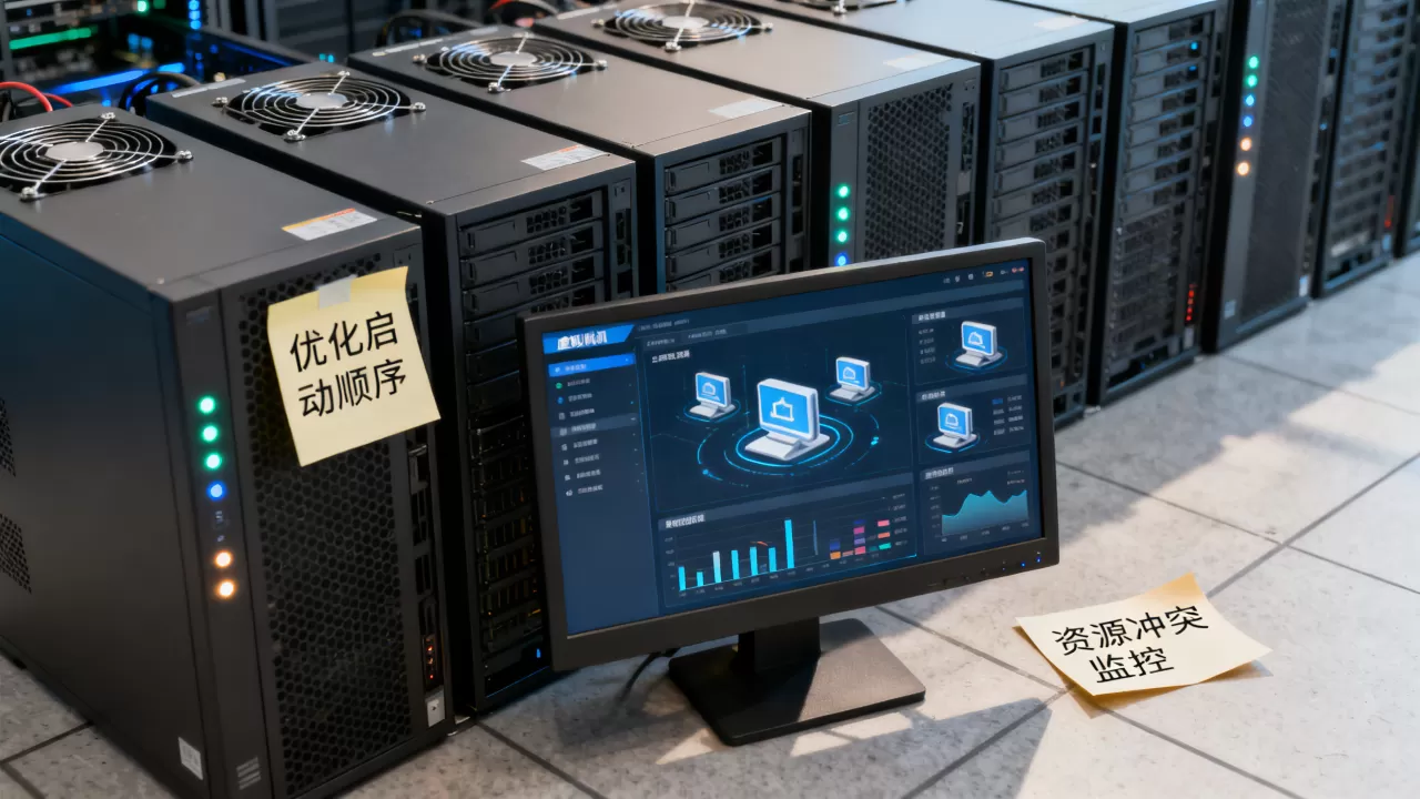 虚拟机批量启动时如何高效避免资源冲突卡顿?,虚拟机批量启动优化技巧有哪些? 虚拟机批量启动时如何高效避免资源冲突卡顿?,虚拟机批量启动优化技巧有哪些?