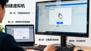 如何快速创建虚拟机？新手也能秒会的步骤指南，虚拟机安装教程，虚拟机怎么用？