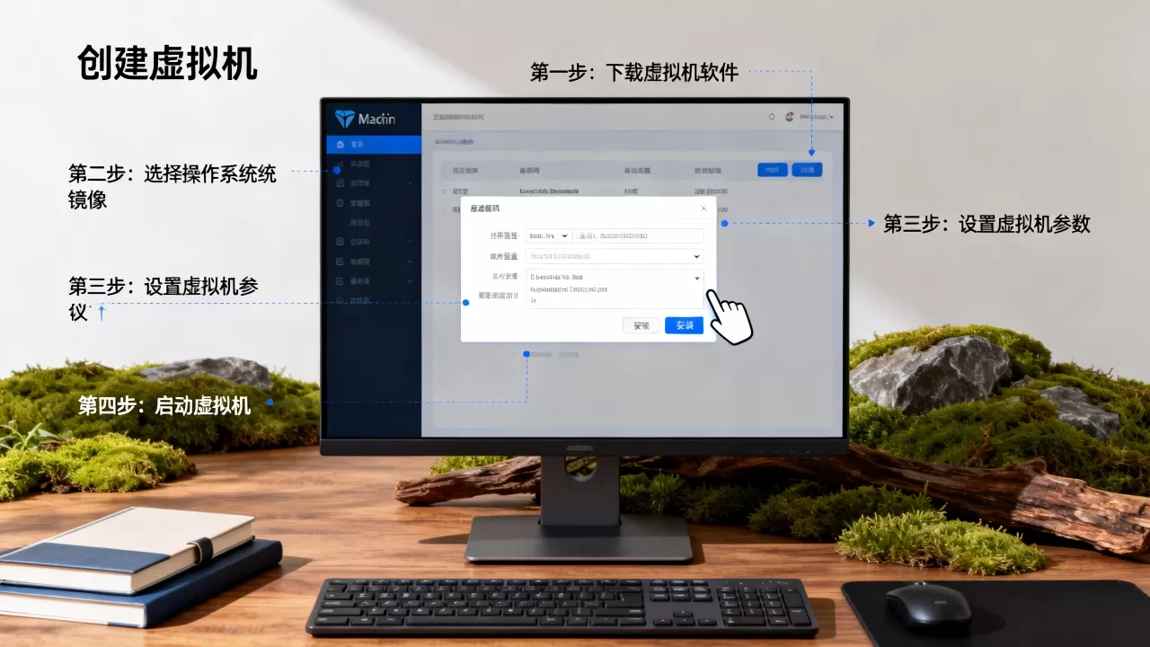 如何快速创建虚拟机？新手也能秒会的步骤指南，虚拟机安装教程，虚拟机怎么用？