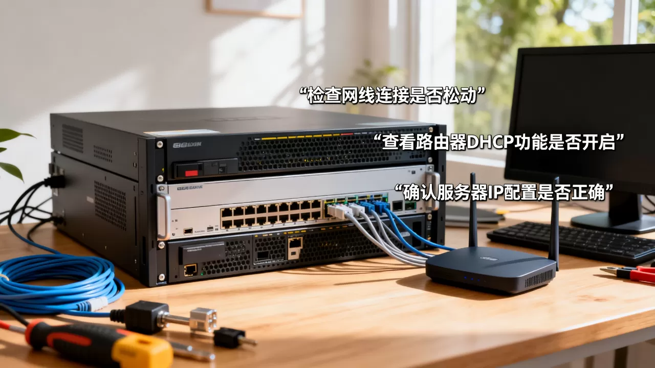 服务器获取不到ip是什么原因导致的,排查步骤有哪些? 服务器获取不到ip是什么原因导致的,排查步骤有哪些?