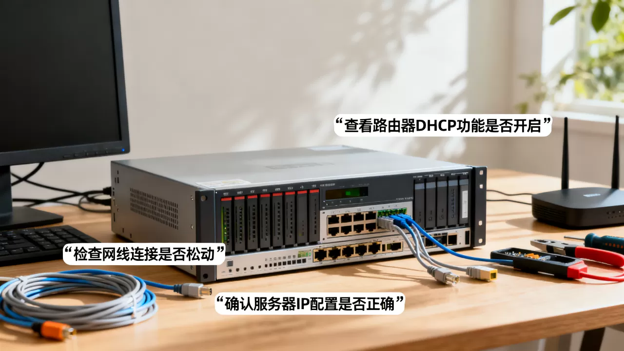服务器获取不到ip是什么原因导致的,排查步骤有哪些? 服务器获取不到ip是什么原因导致的,排查步骤有哪些?