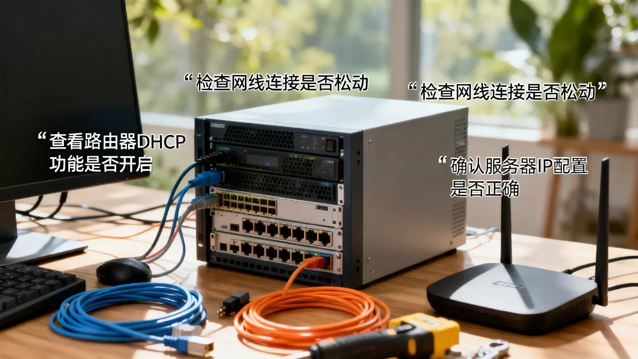服务器获取不到ip是什么原因导致的,排查步骤有哪些? 服务器获取不到ip是什么原因导致的,排查步骤有哪些?