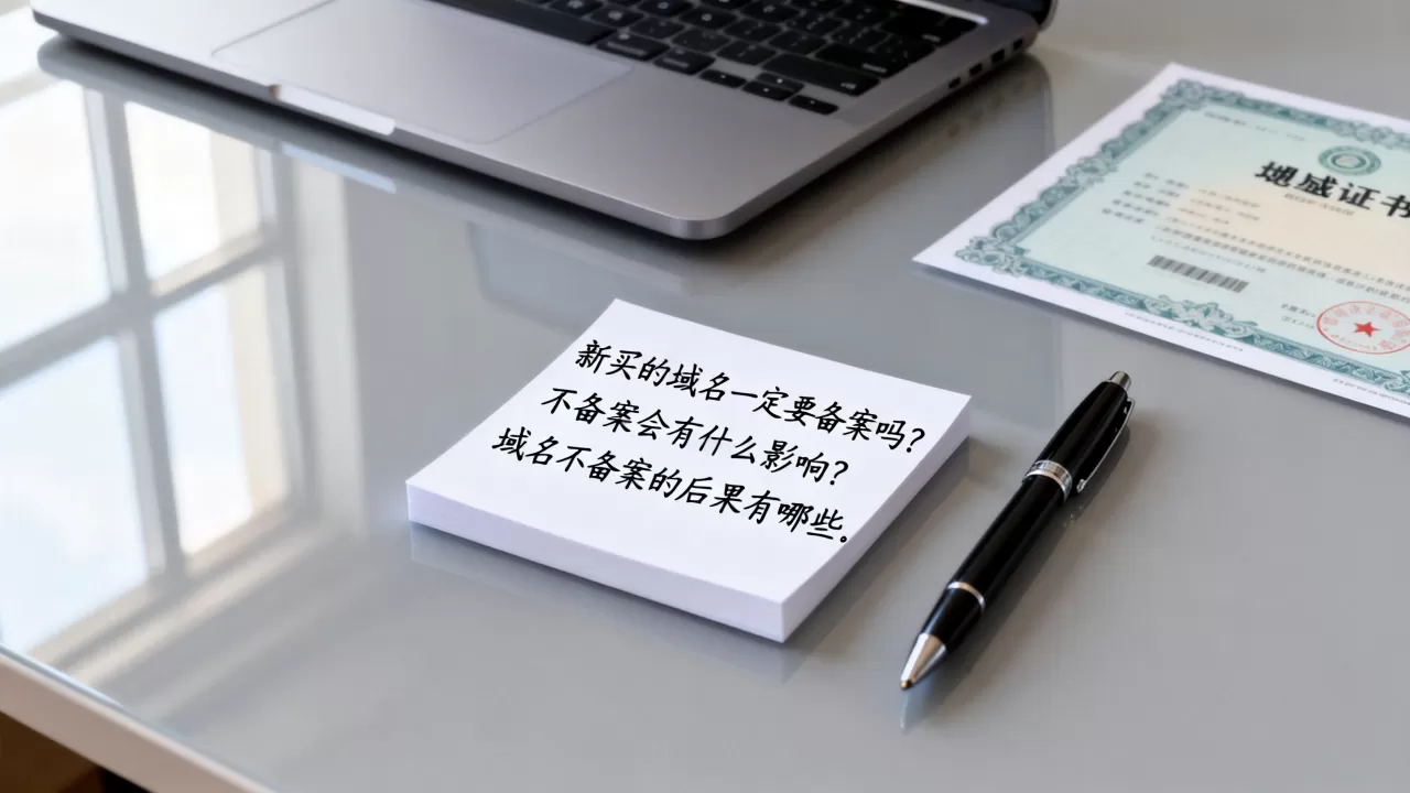 新买的域名一定要备案吗？不备案会有什么影响？，域名不备案的后果有哪些