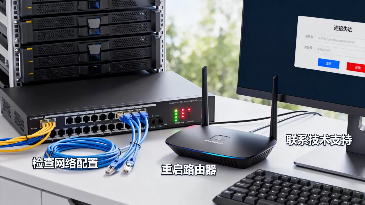 服务器网络连接失败是什么原因导致的？怎么解决